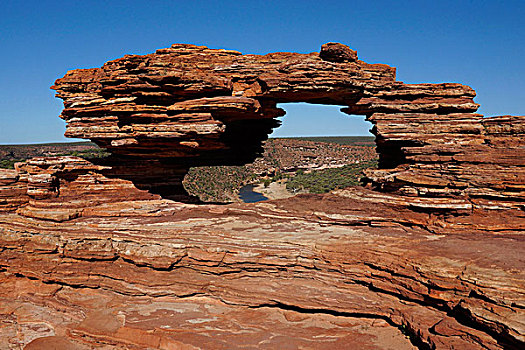 天然拱,卡巴里国家公园,西澳大利亚州,澳大利亚