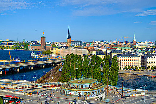 风景,格姆拉斯坦,斯德哥尔摩,瑞典