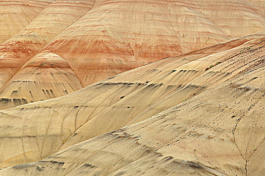 画岭,约翰时代化石床国家纪念公园,俄勒冈,美国
