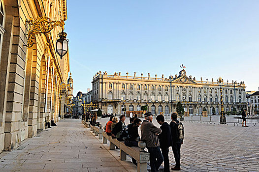 法国,摩泽尔,斯坦尼斯瓦夫广场,地点,建造,18世纪,世界遗产,联合国教科文组织,城市