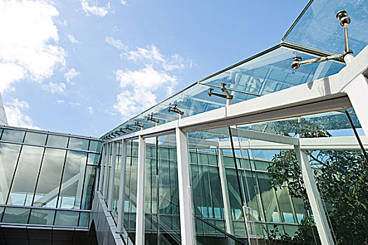 玻璃,楼梯,大,商务,会议,中心