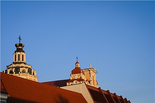 屋顶,维尔纽斯,立陶宛,欧洲