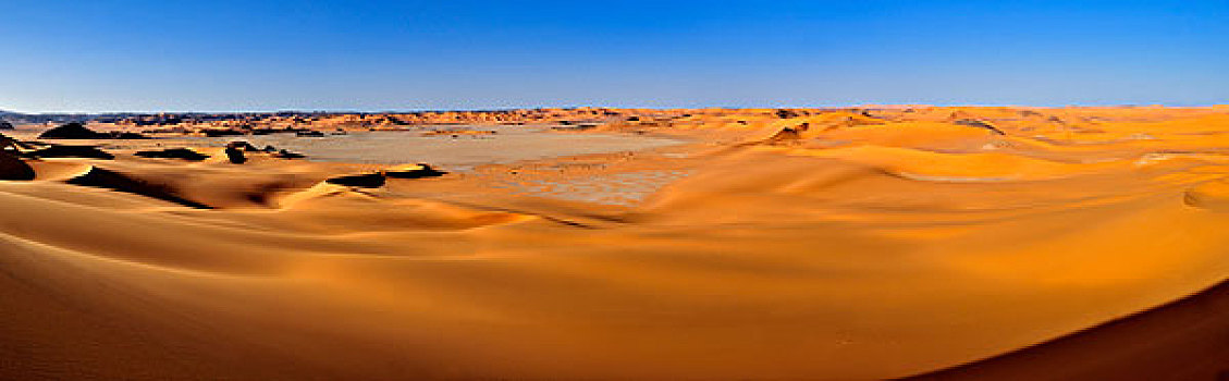沙丘,区域,山峦,山脉,塔西里,国家,公园,世界遗产,阿尔及利亚,撒哈拉沙漠,北非