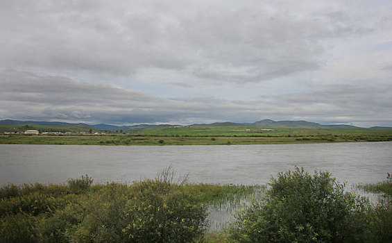 中国内蒙古呼伦贝尔额尔古纳河景观
