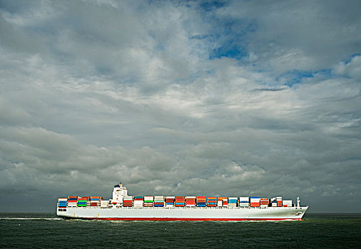 集装箱船,鹿特丹,港口