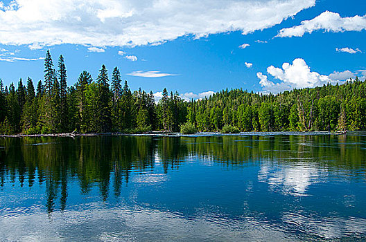 加拿大,不列颠哥伦比亚省,威尔斯格雷省立公园,清水,湖