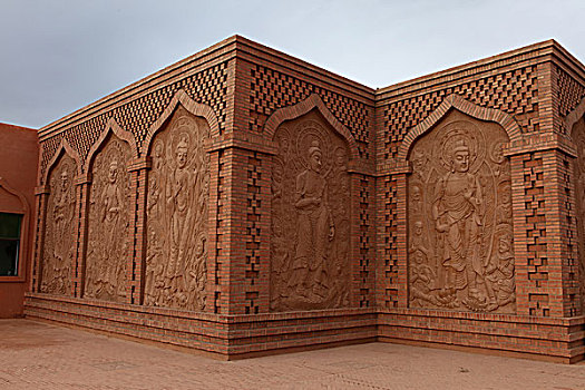 新疆维吾尔建筑浮雕