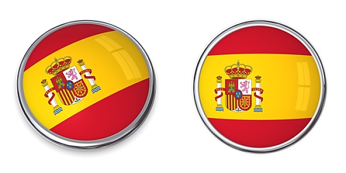 旗帜,扣,西班牙
