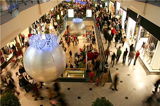 商场,圣诞节