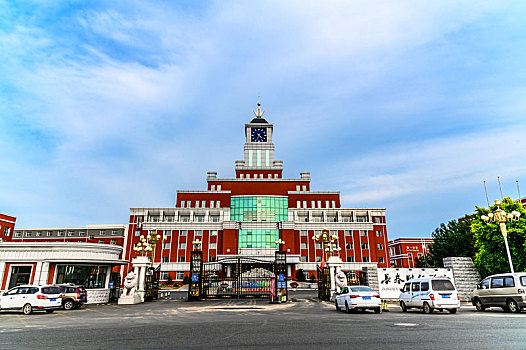 长春财经学院校内建筑景观