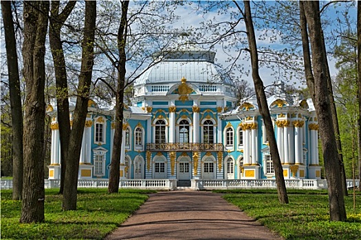 亭子,公园,靠近,圣彼得堡
