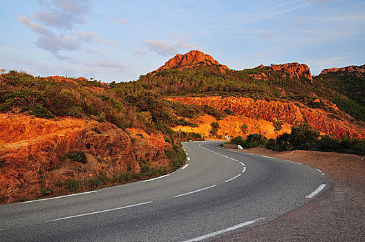 道路,靠近,法国