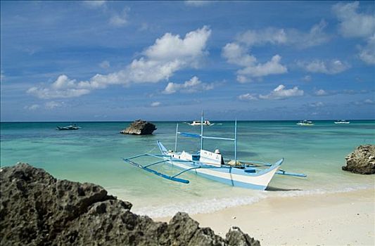 船,长滩岛,菲律宾
