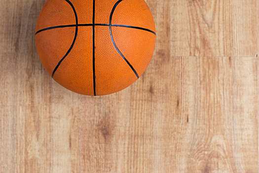 特写,篮球,球,木地板