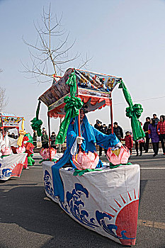 北京延庆元宵节民俗表演