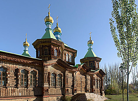 东正教,圣三一教堂,吉尔吉斯斯坦,亚洲