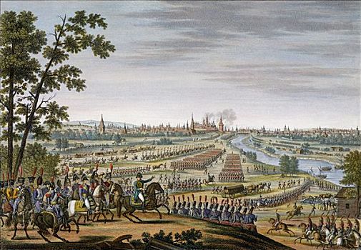 法国人,莫斯科,14世纪,九月,1812年,艺术家