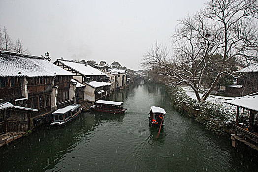 乌镇雪景