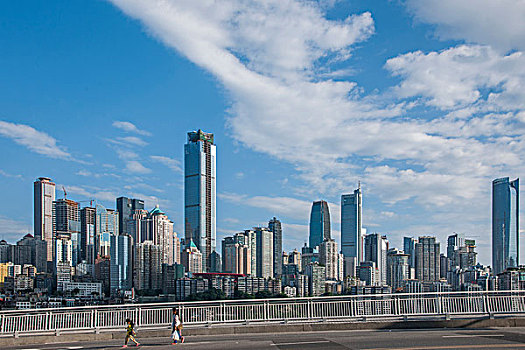 重庆市渝中区一号桥临江门段