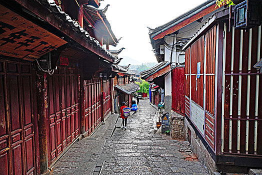 丽江,丽江古城,街景