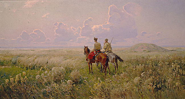 草原,20世纪,艺术家