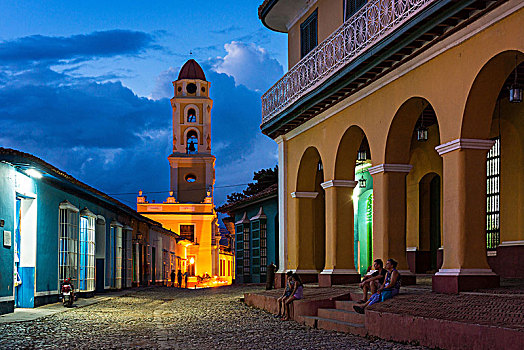 古巴,特立尼达,世界遗产,塔,方济各会修道院
