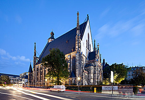 教堂,莱比锡,萨克森,德国,欧洲
