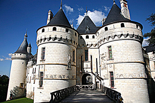 法国,卢瓦尔河畔肖蒙,城堡