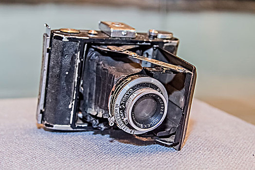 老式折叠照相机
