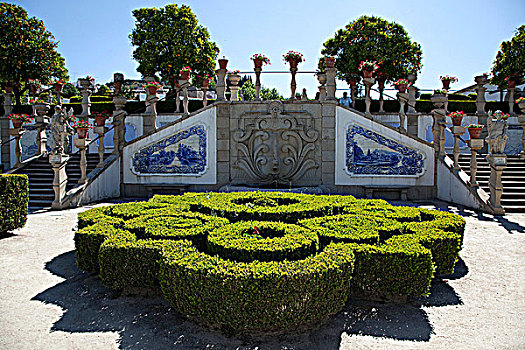 装饰,主教宫殿,花园,葡萄牙,2009年