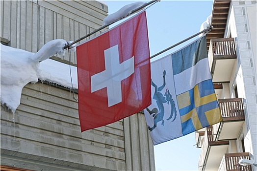 旗帜,瑞士,格劳宾登州