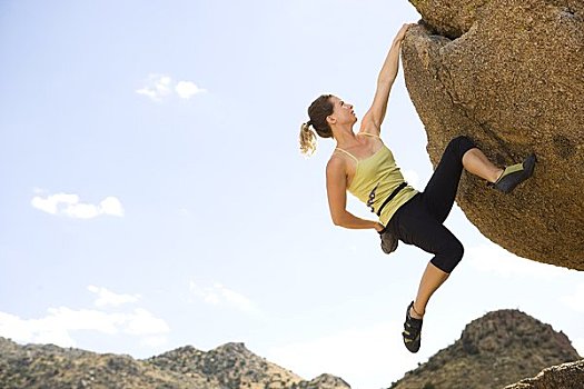 女人,攀岩,新墨西哥,美国