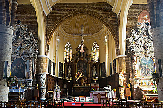 教堂,室内,世界遗产,比利时,欧洲