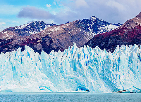 莫雷诺冰川,洛斯格拉希亚雷斯国家公园,圣克鲁斯省,巴塔哥尼亚,阿根廷,南美