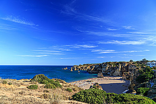 葡萄牙阿尔加维海岸风光