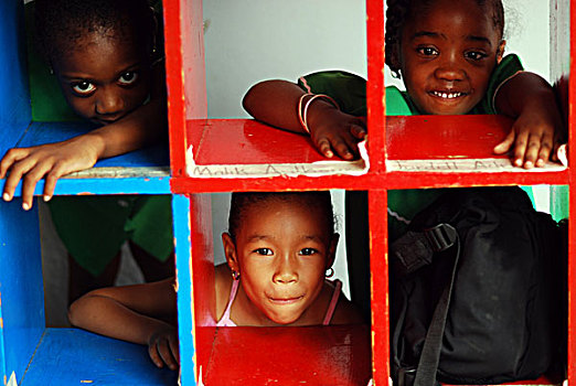 dominica,roseau,preschool,social,center,children,playing,school,shelves