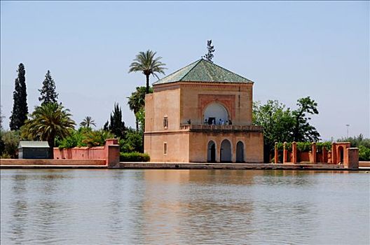宫殿,花园,玛拉喀什,摩洛哥,非洲