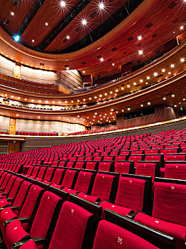 国家大剧院大剧场观众坐席与空间装饰