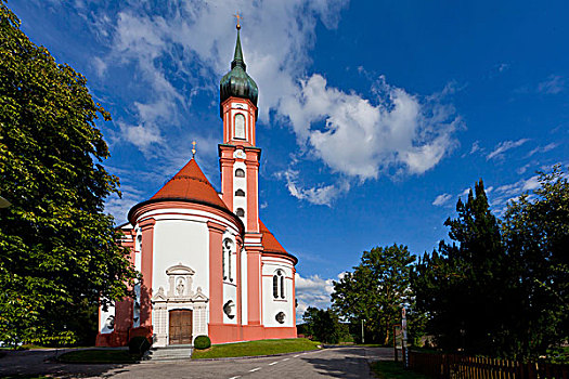 朝圣教堂,巴伐利亚,德国,欧洲