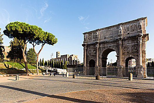 君士坦丁凯旋门,世界遗产,罗马,意大利