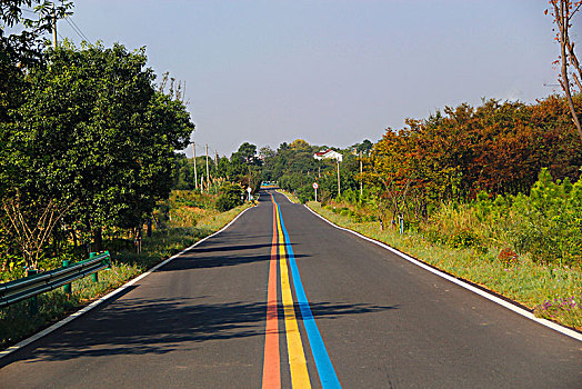 山村道路,天目湖