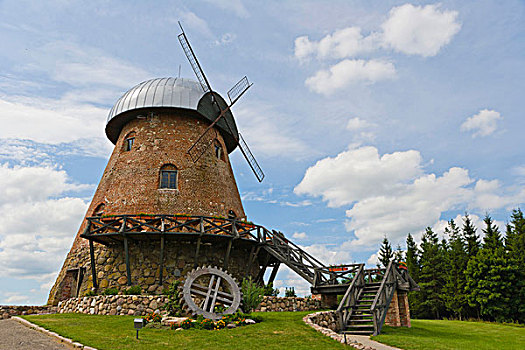 风车,地区,市区,立陶宛,北欧