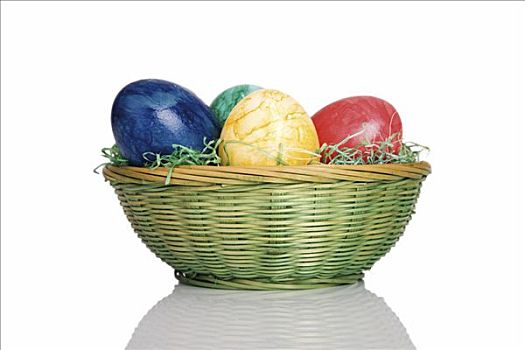 复活节礼筐,色彩,复活节彩蛋