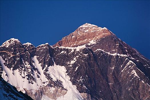 仰视,山峦,珠穆朗玛峰,萨加玛塔国家公园,尼泊尔