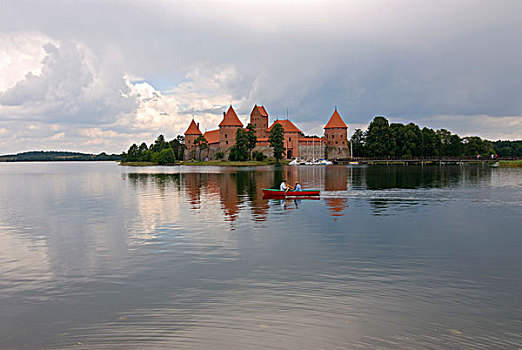 特拉凯,城堡,立陶宛,北欧