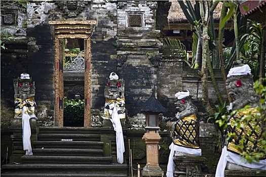 巴厘岛,庙宇,入口