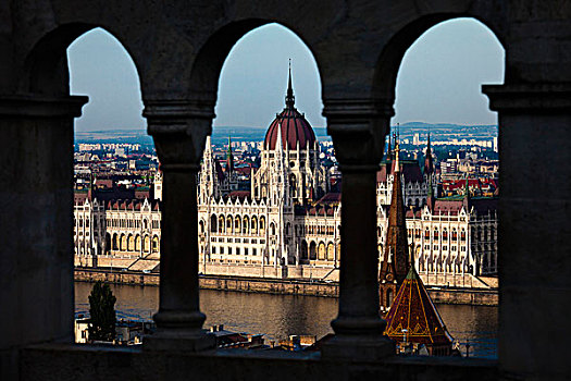 棱堡,城堡,山,布达佩斯,匈牙利