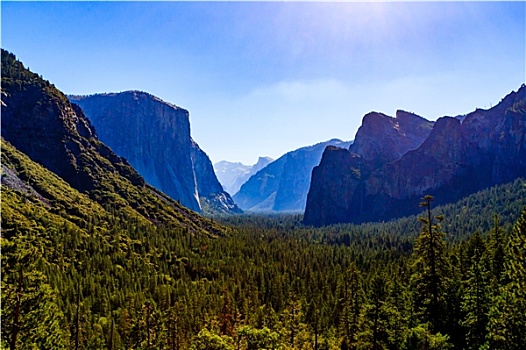 隧道,风景,优胜美地山谷,优胜美地国家公园,加利福尼亚,美国