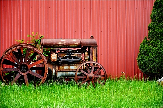 旧式,拖拉机