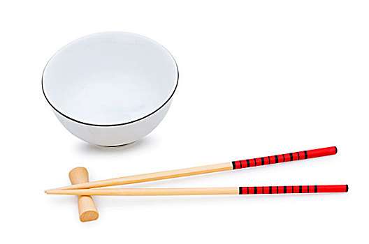 碗,筷子,隔绝,白色